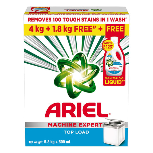 ARIEL MATIC TOP LOAD POWDER 5.8KG