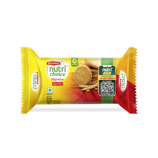 BRITANNIA NUTRI CHOICE DIGESTIVE BISCUITS 100 GM .