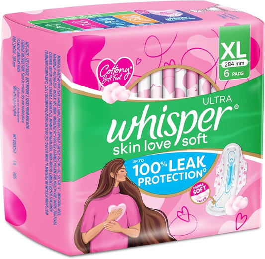 WHISPER ULTRA SOFT XL+ 6 PADS