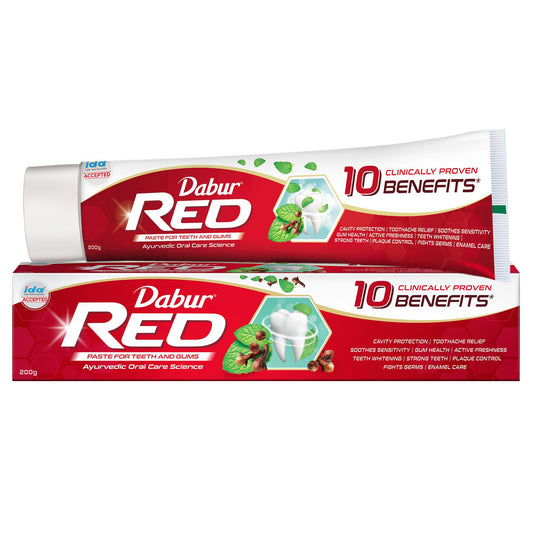 DABUR RED TOOTH PASTE 200 GM TUBE