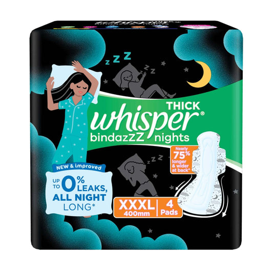 WHISPER ULTRA NIGHTS XXXL 4 PADS