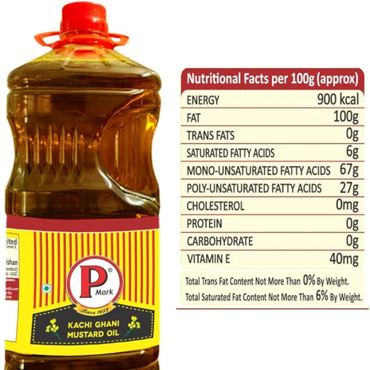 P MARK MUSTARD OIL 2 LTR BT