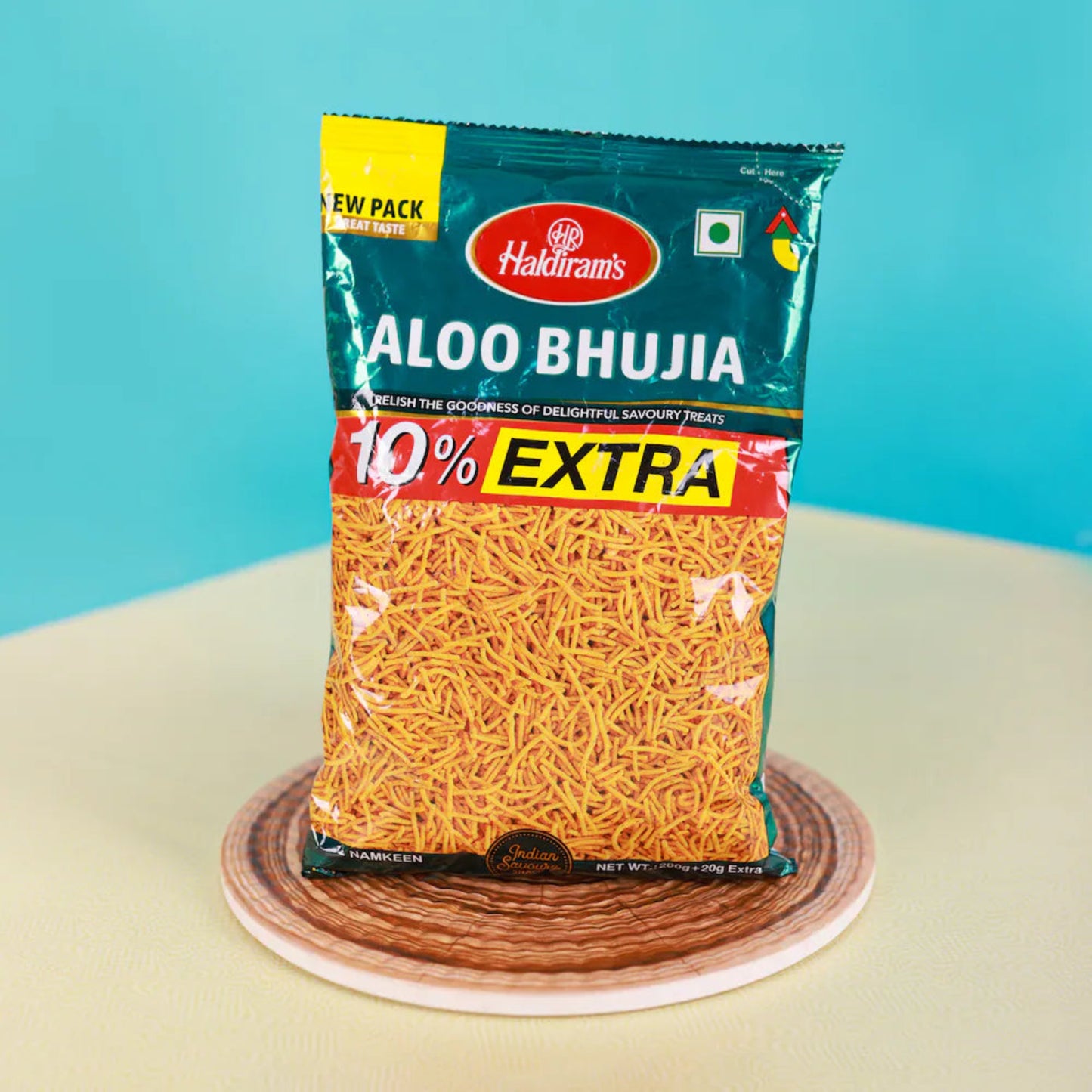 HALDIRAM ALOO BHUJIA 200 GM.POUCH  (NAMKEEN)