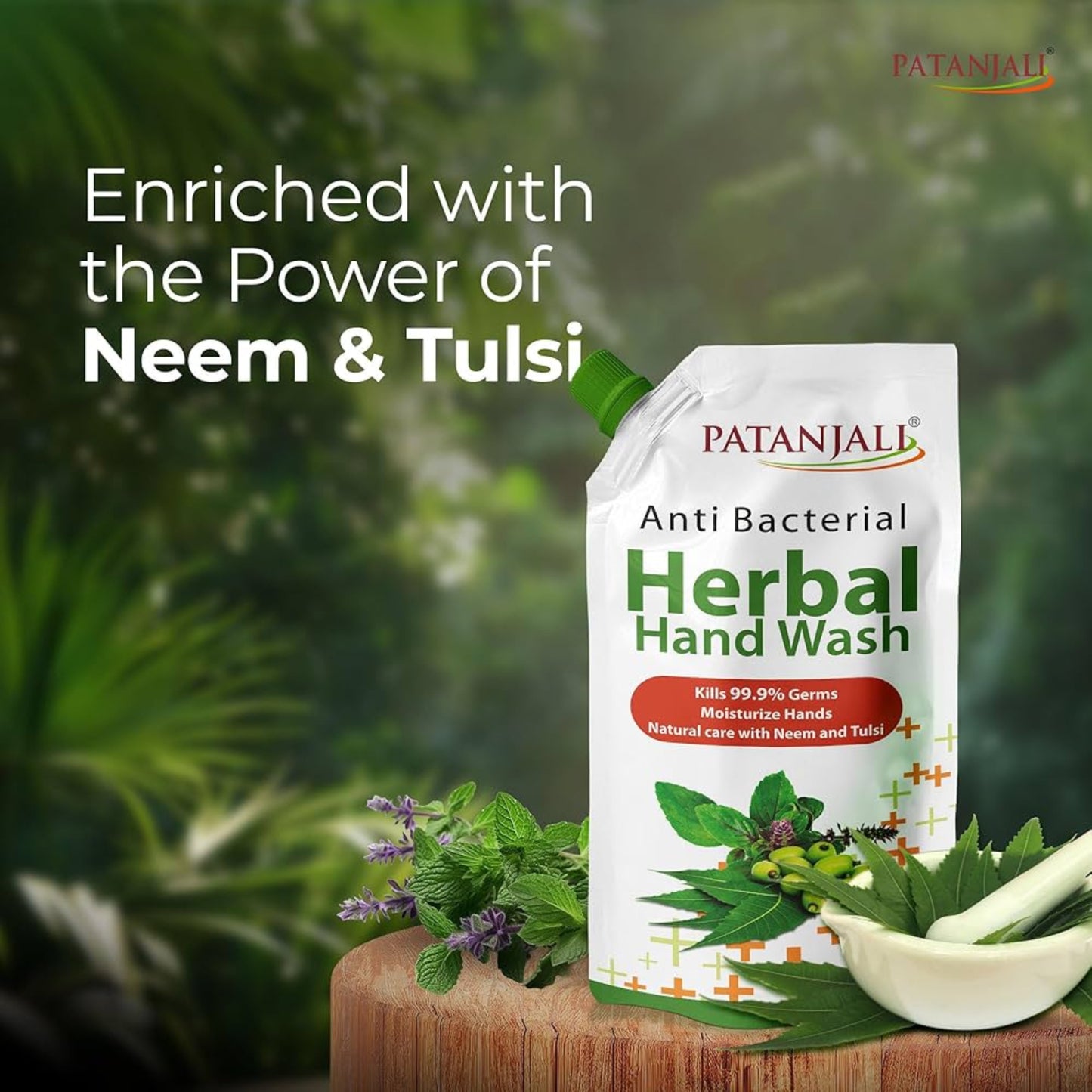 PATANJALI HANDWASH HERBAL POUCH 200ML