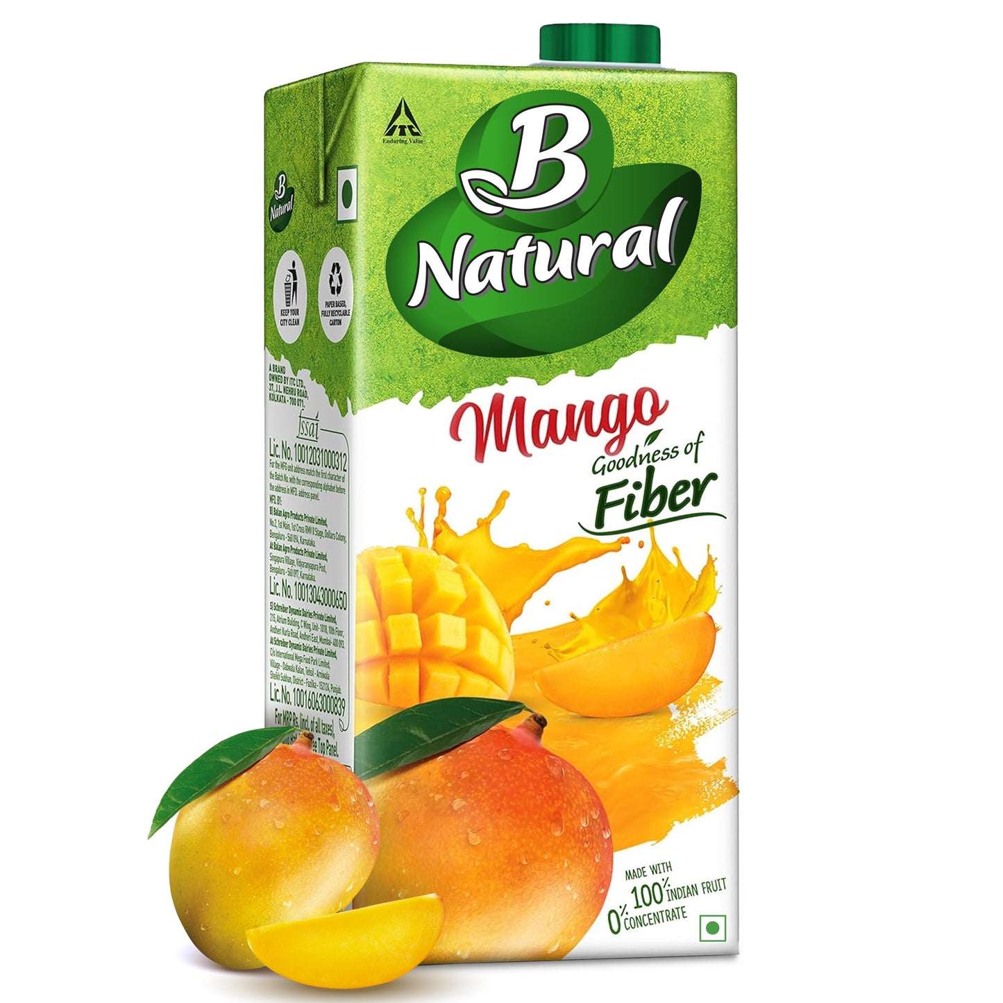 B NATURAL MANGO JUICE 123ML