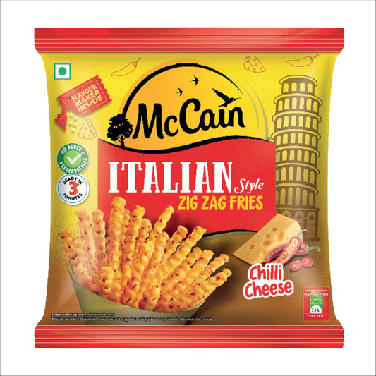 MCCAIN ITALIAN ZIG ZAG FRIES 325GM