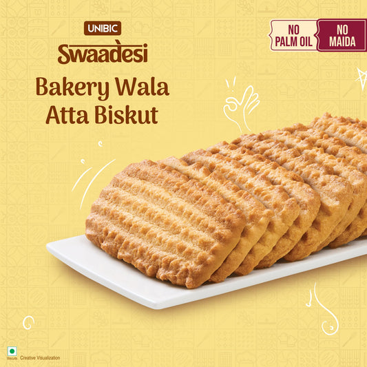 UNIBIC BAKERY ATTA BISCUIT 200GM