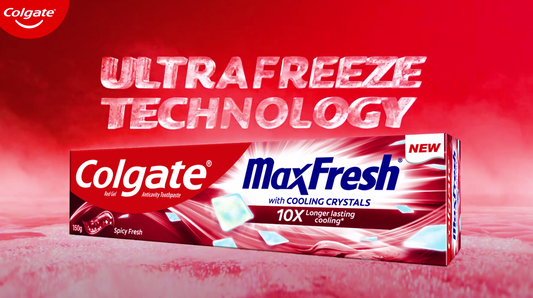 COLGATE MAX FRESH SPICY RED 80 GM TUBE.