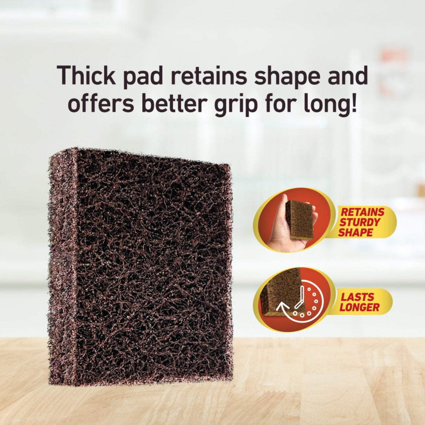 SCOTCH BRITE SUPER STRONG SCRUB 1 PIECE