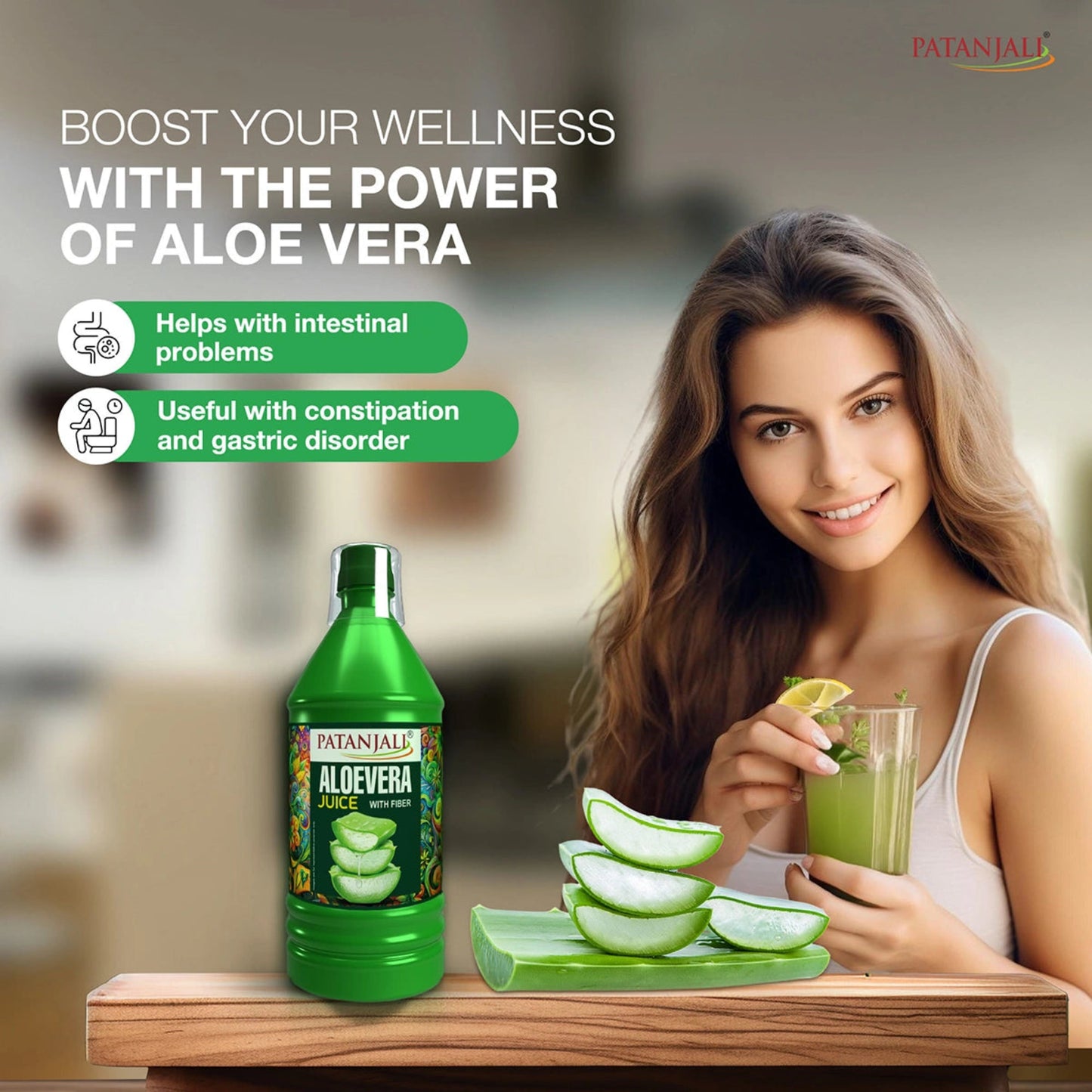 PATANJALI ALOE VERA JUICE 1 LTR