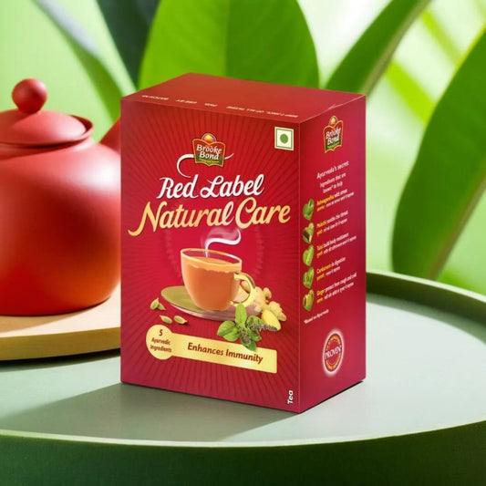 RED LABEL NATURAL CARE TEA 250 GM BOX.