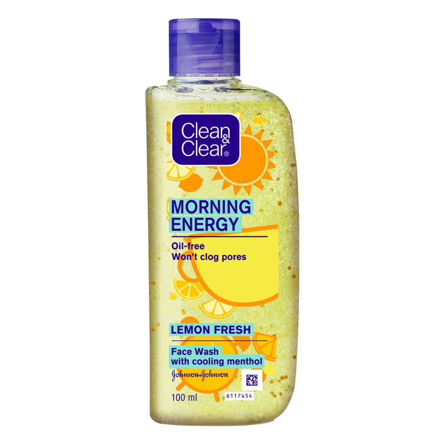 CLEAN & CLEAR LEMON FACE WASH 100 ML BOTTLE.