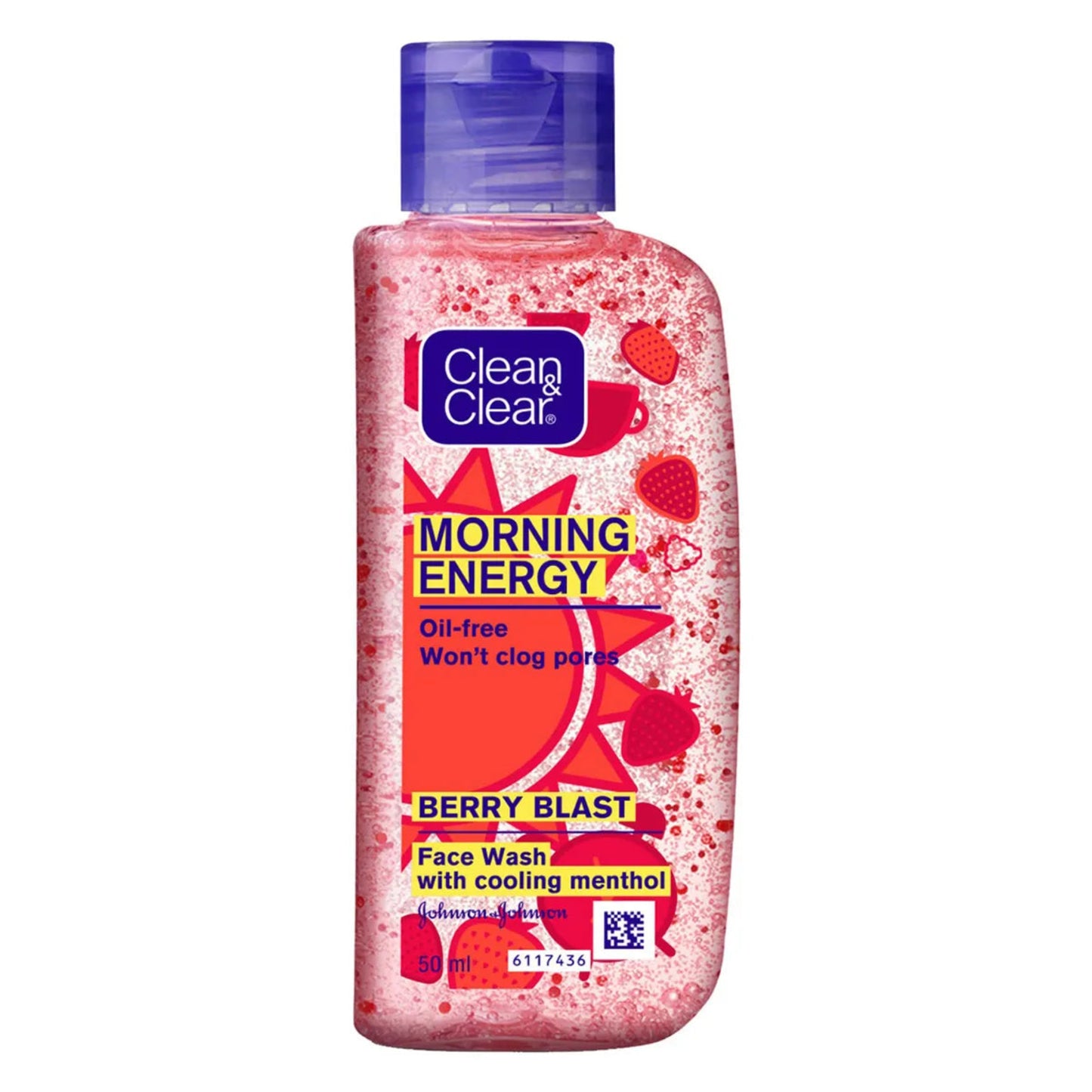 CLEAN & CLEAR BERRY FACEWASH 50 ML BOTTLE.