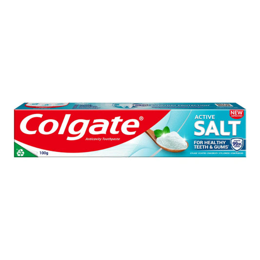 COLGATE ACTIVE SALT TOOTH PASTE 100 GM TUBE.