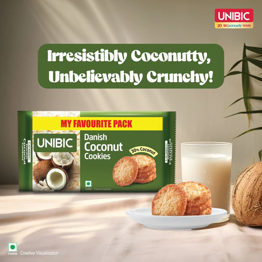 UNIBIC DANISH COCONUT COOKIES 300GM