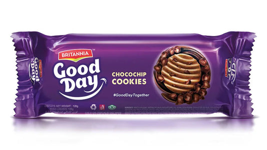 BRITANNIA GOOD DAY CHOCO CHIP COOKIES 75 GM.