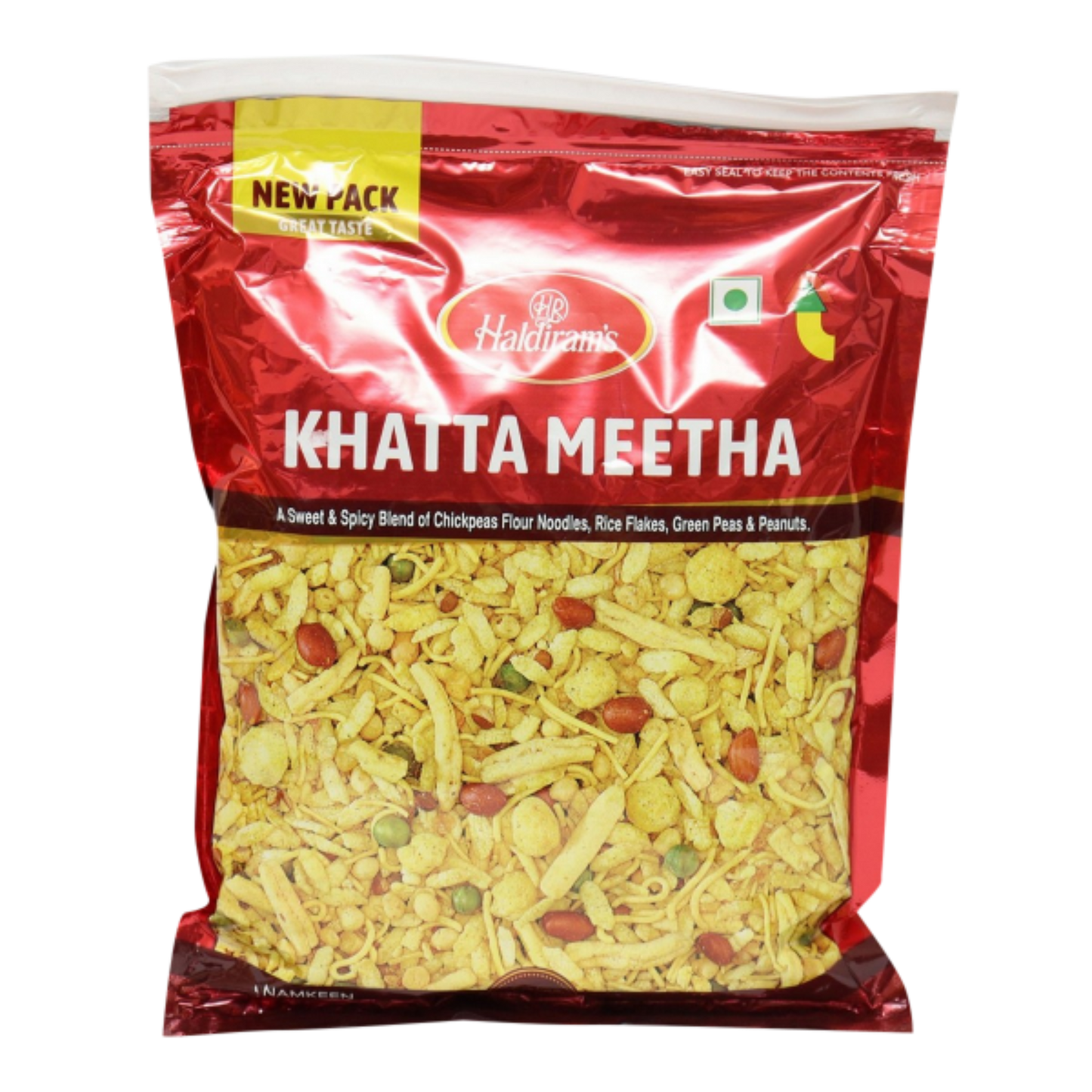 HALDIRAM KHATTA MEETHA NAMKEEN 200 GM POUCH.  (NAMKEEN)