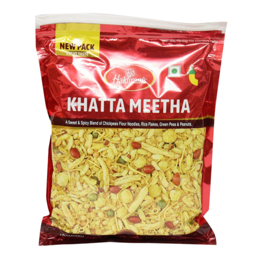 HALDIRAM KHATTA MEETHA NAMKEEN 200 GM POUCH.  (NAMKEEN)