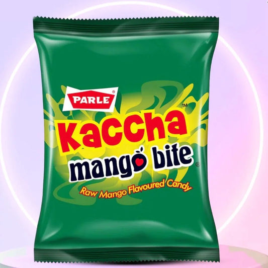 PARLE KACCHA MANGO BITE TOFFEES 316 GM POUCH. (TOFFEE/CANDY)