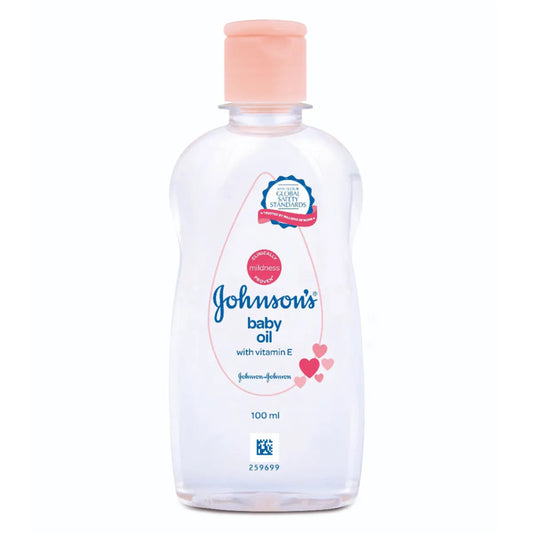 JOHNSON BABY OIL 100 ML BOTTLE