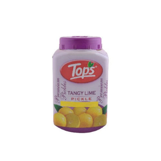 TOPS TANGY PICKLE LIME 400 GM JAR.