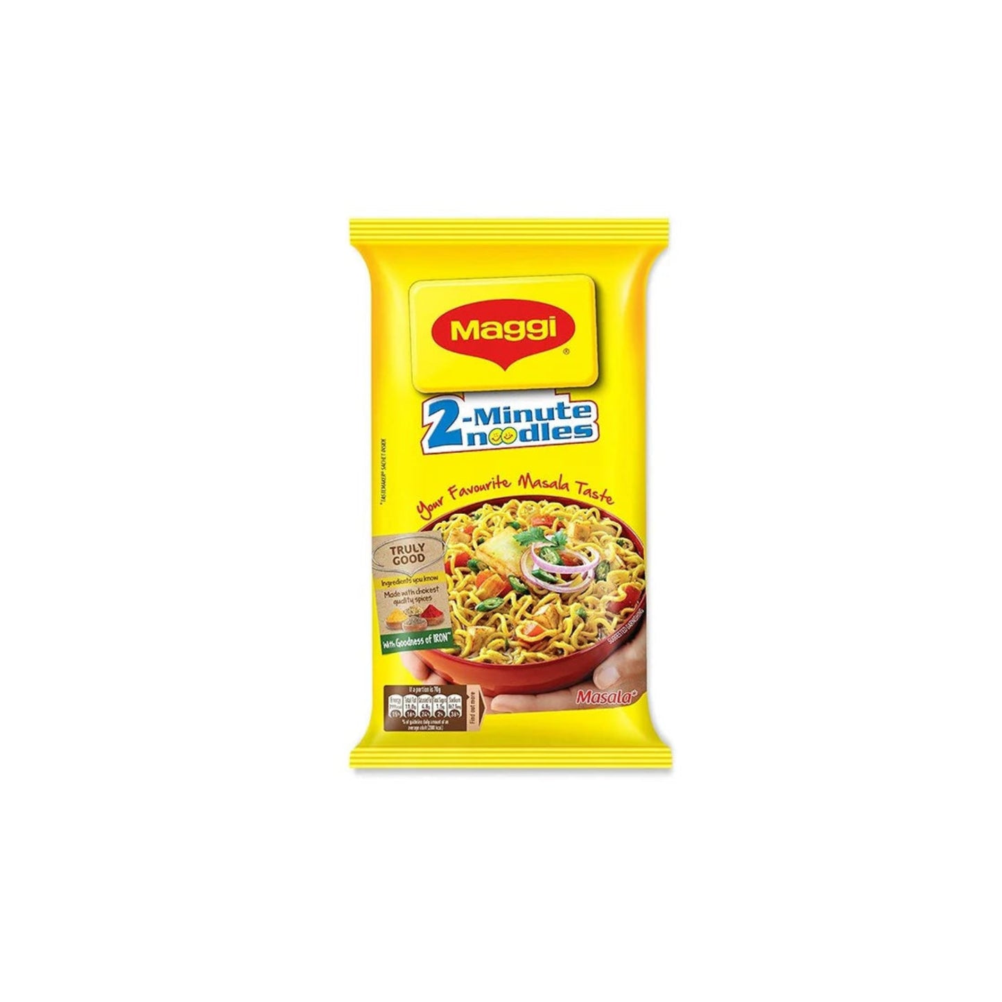 MAGGI NOODLES MASALA 140 GM PACKET.