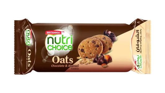 BRITANNIA NUTRI CHOICE OATS CHOCOLATE ALMOND 75GM