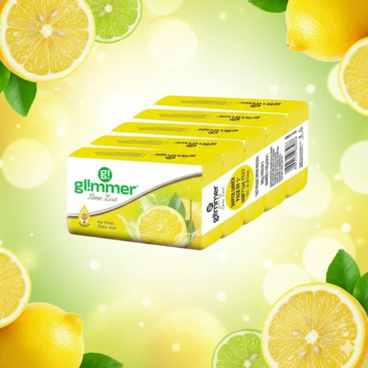 GLIMMER SOAP LIME ZEST 100GM*5