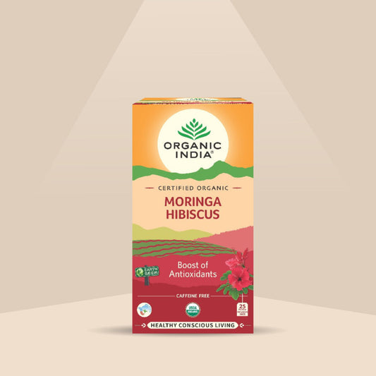 ORGANIC INDIA MORINGA HIBISCUS 25TB