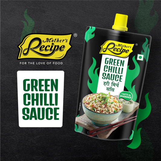 mothers green chilli sauce 85gm