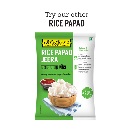 MOTHERS PAPAD RICE AJWAIN 75GM