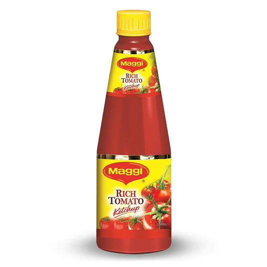 MAGGI KETCHUP RICH TOMATO 500 GM BOTTLE.