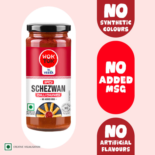 VEEBA SCHEZWAN CHILLI CHUTNEY 250GM