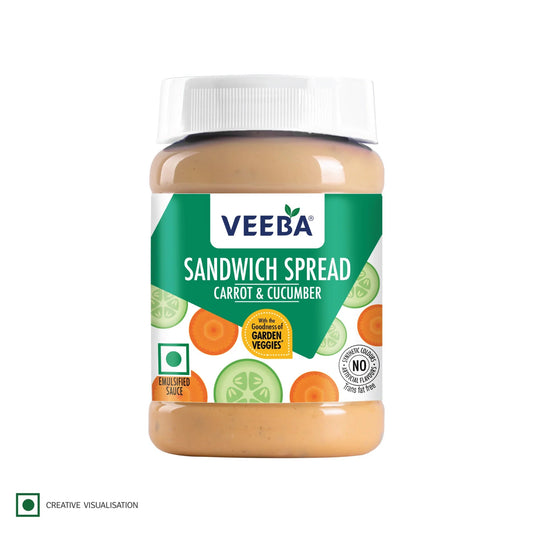 VEEBA CARROT & CUCUMBER SANDWICH SPREAD 250GM