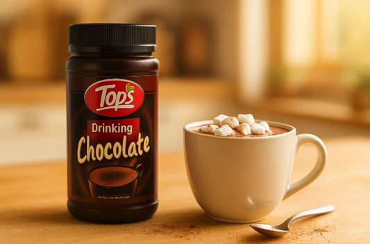 TOPS DRINKING CHOCLATE 100 GM JAR.