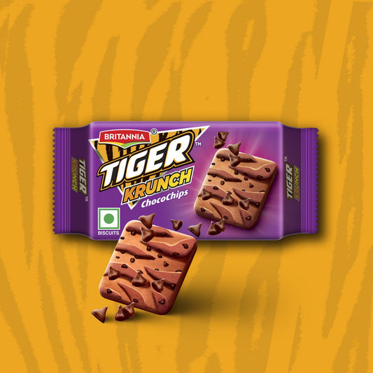 BRITANNIA TIGER KRUNCH BISCUITS 68GM.