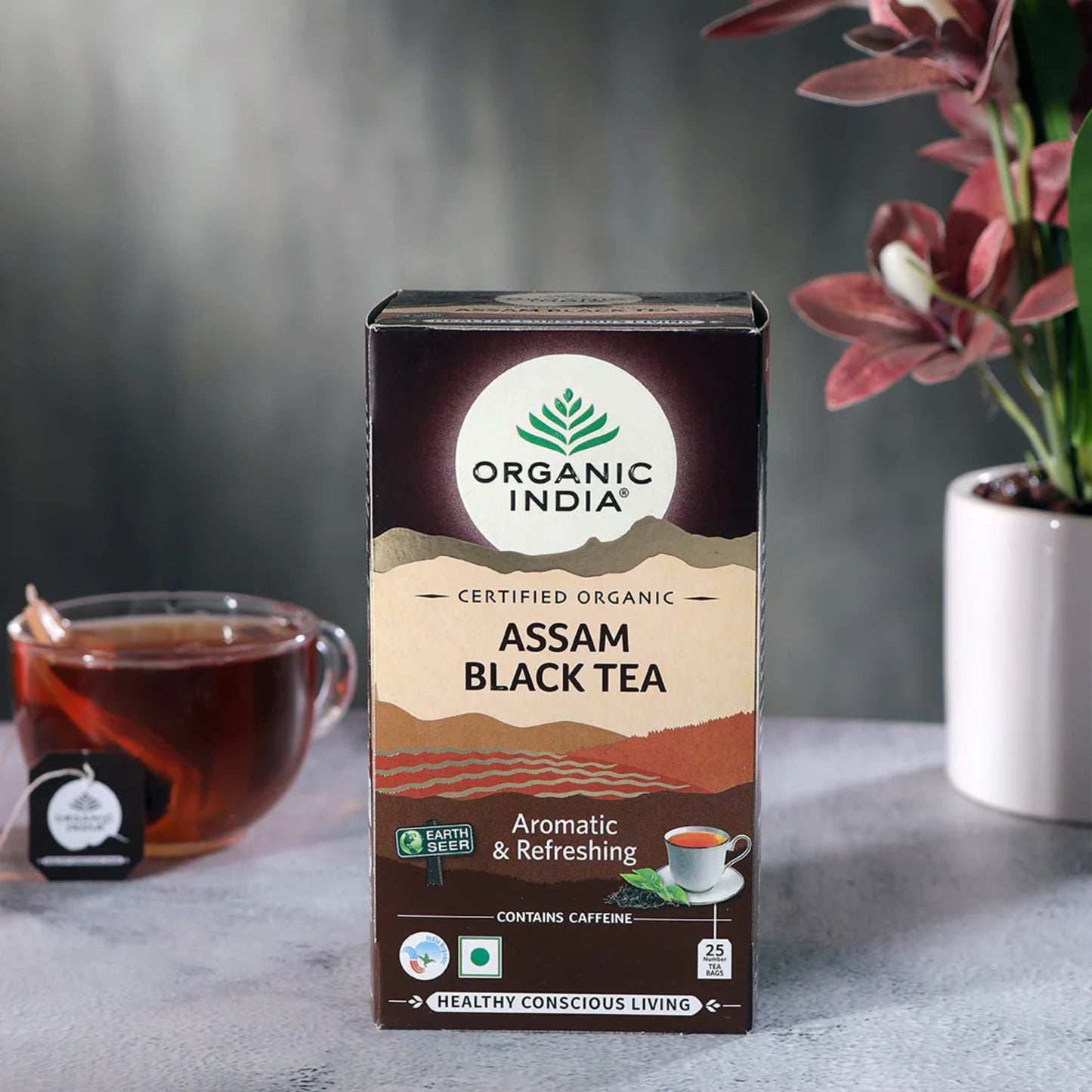 ORGANIC INDIA ASSAM BLACK TEA 25TBAGS