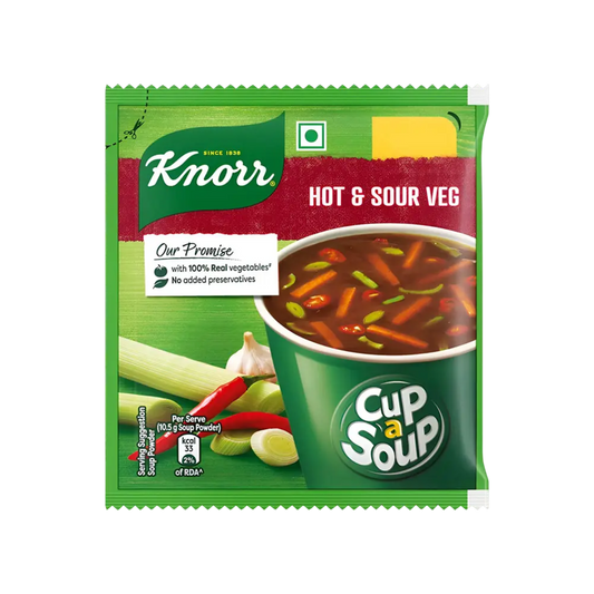 KNORR CUP- A-SOAP  HOT & SOUR VEG 11 GM POUCH