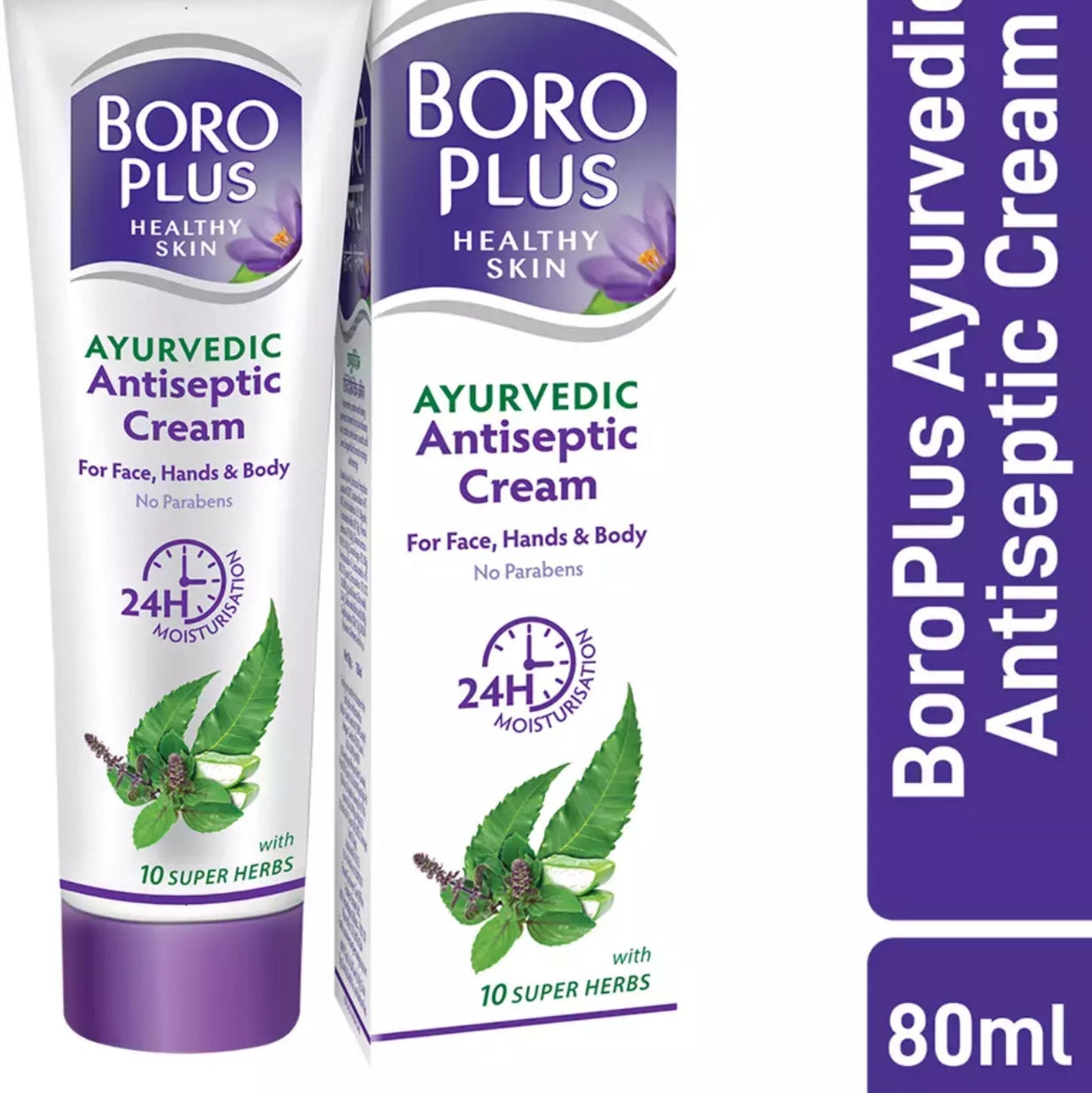 BORO PLUS HEALTHY SKIN CREAM 80 ML TUBE.