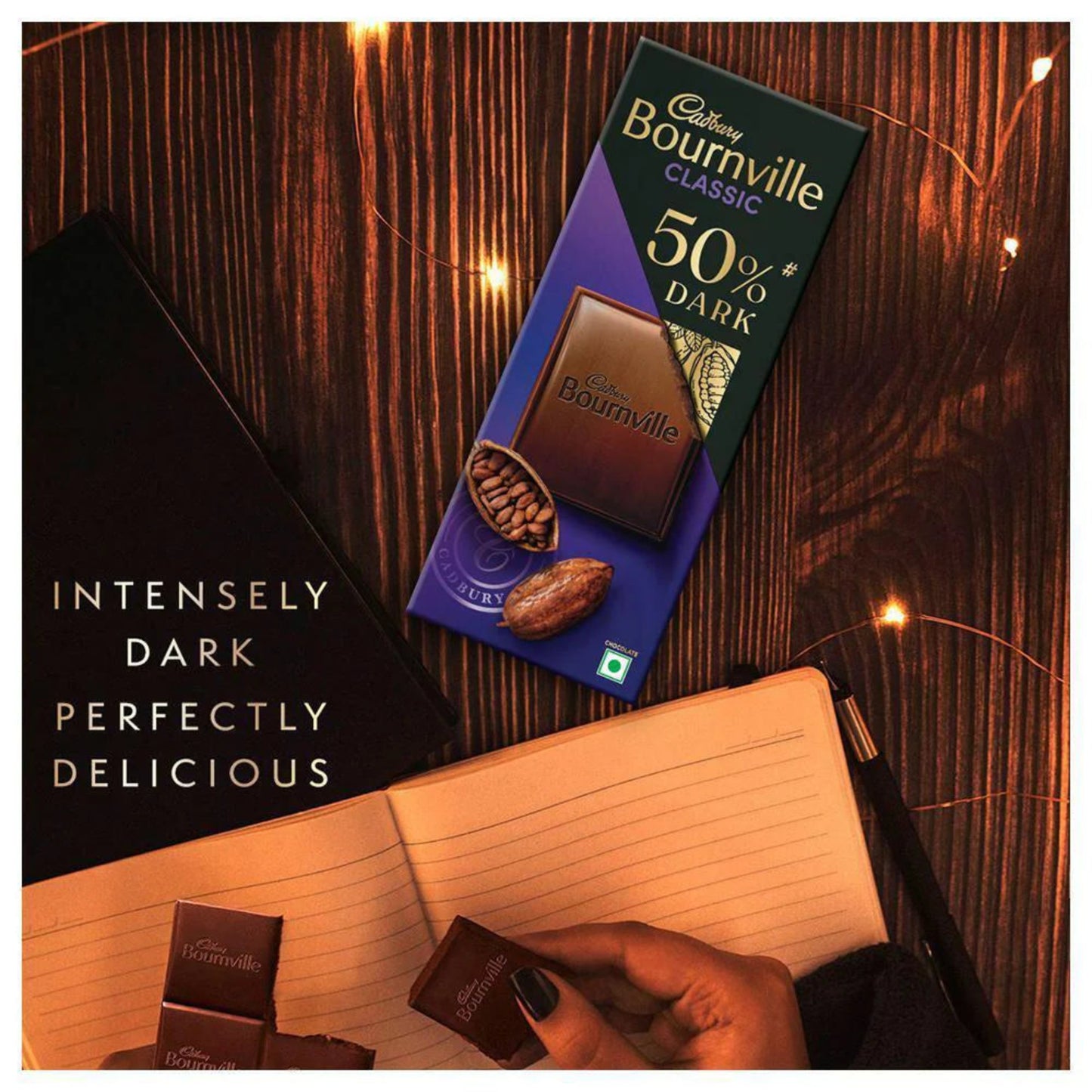 CADBURY BOURNVILLE CLASSIC 50% DARK CHOCOLATE 75GM