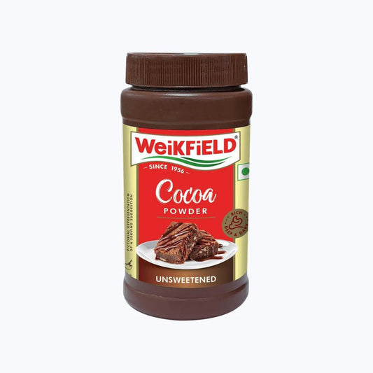 WEIKFIELD COCOA POWDER 50 GM JAR.