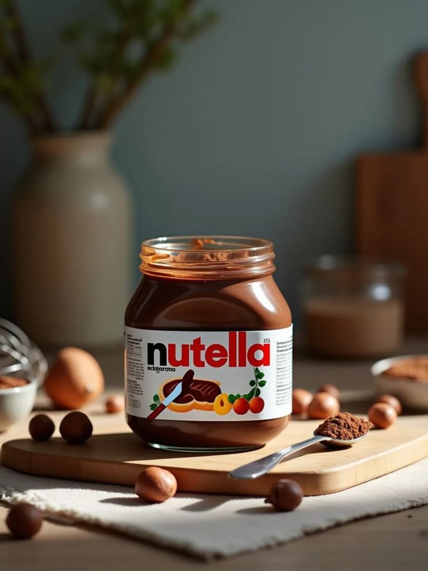 NUTELLA HAZELNUT 350GM JAR.
