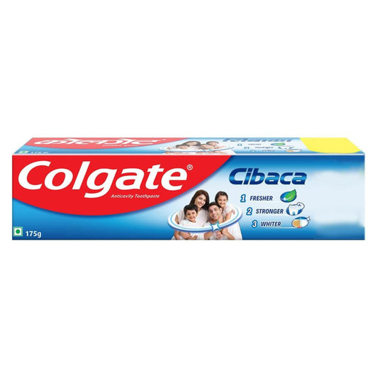 COLGATE CIBACA TOOTH PASTE 175 GM TUBE.