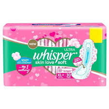 WHISPER ULTRA SOFT  30PADS