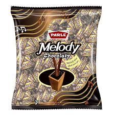 PARLE MELODY CHOCOLATY 195.5 GM POUCH.