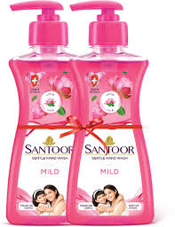 SANTOOR LOTUS TULSI HANDWASH PUMP 200ML