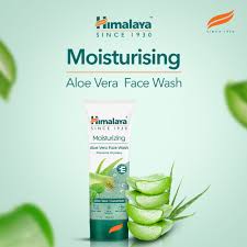 HIMALAYA FACE WASH ALOE VERA 100 ML TUBE.