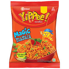 YIPPEE MAGIC MASALA NOODLE 75 GM POUCH.
