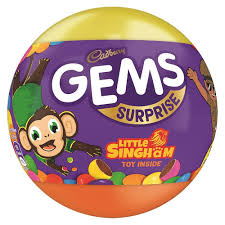 CADBURY GEMS SURPRISE 23 GM.BALL