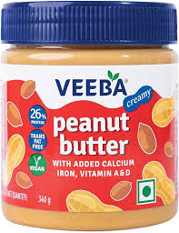 VEEBA PEANUT BUTTER CREAMY 340GM